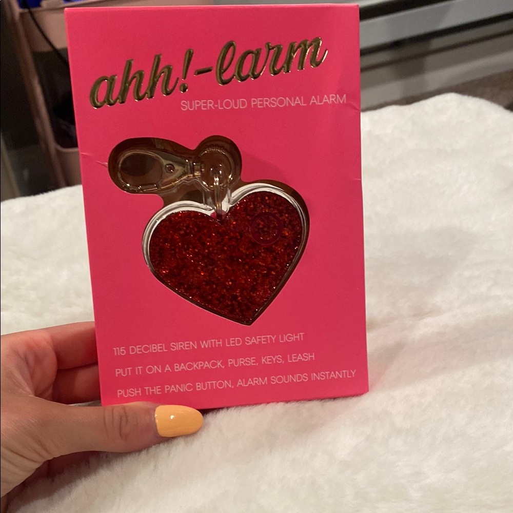 Red Heart Personal Alarm brand new in box safety